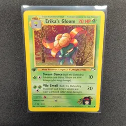 Pokemon TCG Erika's Gloom 1st Edition Gym Heroes 46/132 Uncommon 70 HP - Image 3