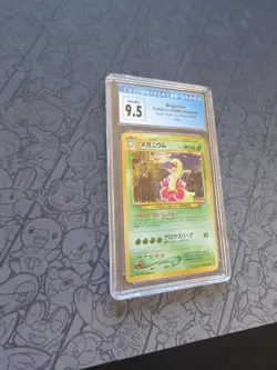GEM MINT Pokemon: Meganium No. 154 Holo Rare Gold, Silver, To A New World - CGC - Image 5