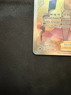 Pokemon TCG Elesa's Sparkle 147/159 Crown Zenith Full Art Holo Ultra Rare EN - Image 5