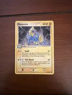 Manectric 7/106 Holo EX Emerald Pokemon TCG - Image 1