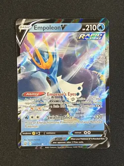 Pokemon TCG Empoleon V Sword & Shield - Battle Styles 040/163 Holo Ultra Rare - Image 1