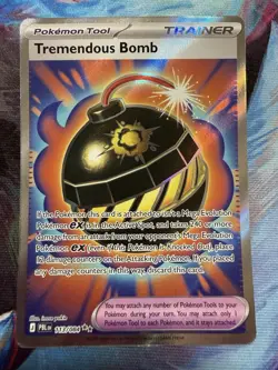 Pokemon Pitch Black Tremendous Bomb 113/084 Full Art Ultra Rare NM - Image 1