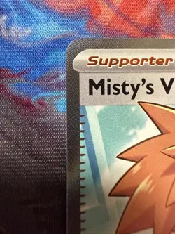 Pokemon Misty's Vitality 111/084 English Holo Full Art Ultra Rare - Image 2