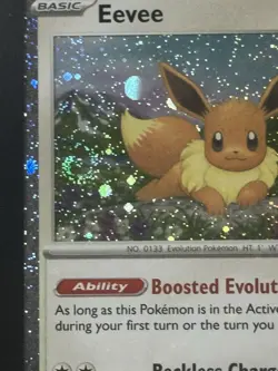Eevee - (Fart Swirl Cosmos Holo) 143/191 Prize Pack Series Pokemon Play - Image 2