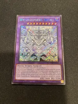 Hyperinvoked Aeon CORI-EN033 1st Edition Secret Rare M/NM Yugioh - Image 1