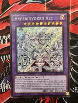Yu-Gi-Oh! Hyperinvoked Aeon CORI-EN033 Secret Rare 1st Ed. - Image 1
