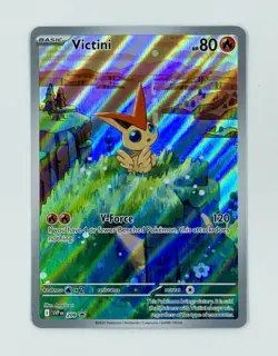 Pokemon Victini #208 Black Star Promo Card Scarlet Violet Holo NM/M - Image 1