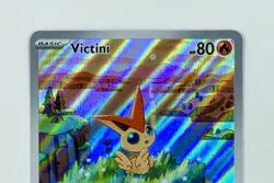 Pokemon Victini #208 Black Star Promo Card Scarlet Violet Holo NM/M - Image 2