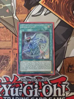 YUGIOH INVOCATION BLAR-EN084 SECRET 1ST ED NM - Image 1
