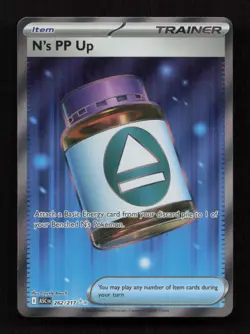 N's PP Up 262/217 Ultra Rare Ascended Heroes Pokemon Holo Near Mint B40-74 - Image 1