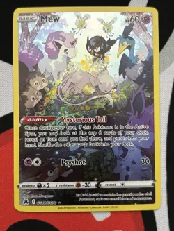 2023 Pokemon Sword & Shield Crown Zenith Galarian Gallery Mew #GG10/GG70 - Image 1