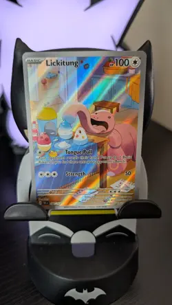 Pokemon TCG Lickitung Scarlet Violet Temporal Forces 180/162 Illustration Rare - Image 1