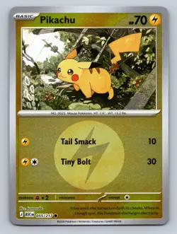 Pikachu (Energy Symbol Pattern) Reverse Holo Common ME: Ascended Heroes 055/217 - Image 1