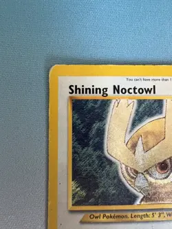 Shining Noctowl 110/105 Holo Rare Pokemon Neo Destiny HP - Image 3