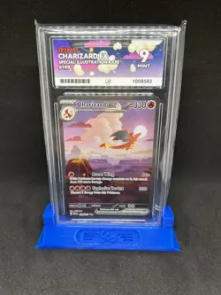 ACE 9 Charizard EX 199/165 English Scarlet Violet 151 Special Illustration Rare - Image 1