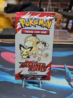 SEALED Destined Rivals Fun Pack 3 Card Booster Pack 2025 Pokemon - Image 1