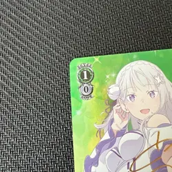PSA10 Signed Emilia FOIL Weiss Schwarz RE ZERO vol.3 RZ/S116-026SP SP Japan - Image 2