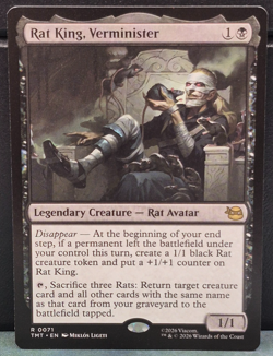 Rat King Verminister 71 TMNT Teenage Mutant Ninja Turtles Card NM MTG Magic TCG - Image 1
