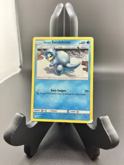 Alolan Sandshrew - 4/12 McDonald's Promo 2019 - Pokemon TCG Card - Image 1