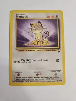 Pokemon TCG Cards 1995 Meowth - Image 1