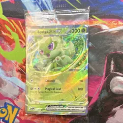 Pokemon TCG Scarlet & Violet 3-Card Promo Holo Lot Sprigatito ex + More - Image 1