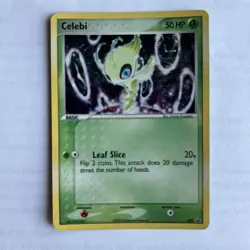 Pokemon TCG Celebi 029 Black Star Promo Rare Holo Card LP - Image 1
