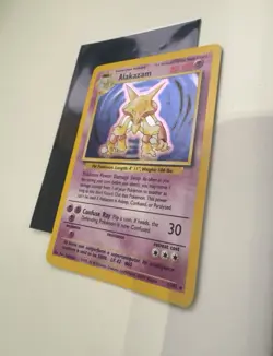 Pokemon Alakazam Holo Rare TCG Card 1/102 Base Set 1999 Unlimited - Image 1