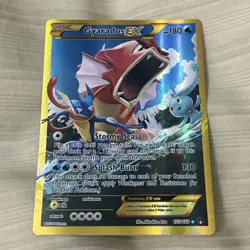 Pokemon TCG Gyarados EX 123/122 XY Breakpoint 2016 Secret Holo Rare Card - Image 1