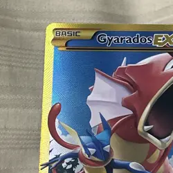 Pokemon TCG Gyarados EX 123/122 XY Breakpoint 2016 Secret Holo Rare Card - Image 3