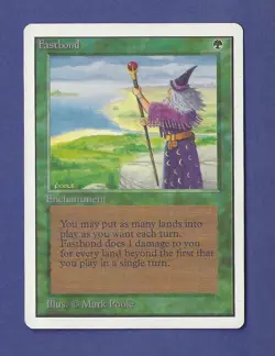 1993 Magic the Gathering - Fastbond - Unlimited MTG - Image 1