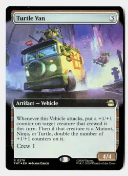 Turtle Van (Extended Art) 0278 TMNT Magic: The Gathering Foil - Image 1