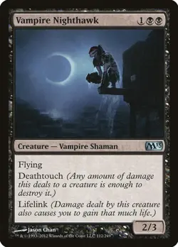 2012 Magic: The Gathering: M13 - Vampire Nighthawk (#112, U, Near Mint) - Image 1