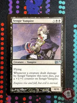 Sengir Vampire 107 Uncommon Magic 2012 (M12) Magic: The Gathering Lightly Played - Image 1