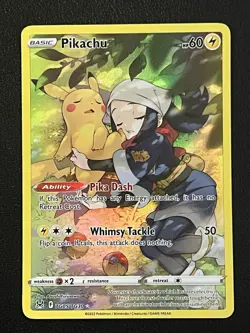 Pikachu TG05/TG30 Holo Lost Origin Trainer Gallery Pokemon NM - Image 1