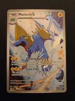 Pokemon TCG Manectric 089/084 Illustration Rare Holo Pitch Black - Image 1