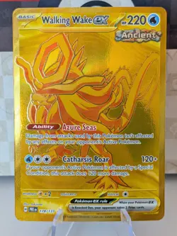 MINT Walking Wake ex 178/131 Gold Secret Rare Pokemon Prismatic Evolutions Holo - Image 1