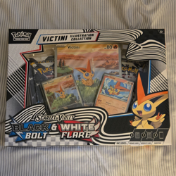 Pokemon TCG Victini Illustration Collection Box Black Bolt & White Flare NEW - Image 1