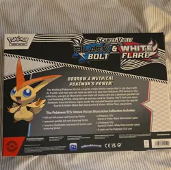 Pokemon TCG Victini Illustration Collection Box Black Bolt & White Flare NEW - Image 2