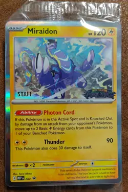 Pokemon SEALED Pitch Black Prerelease Staff Promos Full Set of 4 - Image 1