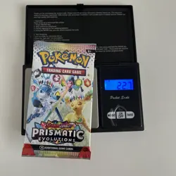 Pokemon Prismatic Evolutions Booster Pack Heavy 22.7g - Image 1