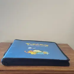 Pokemon Gotta Catch 'Em All Blue/Black Zippered 3-Ring Binder Album - Image 4