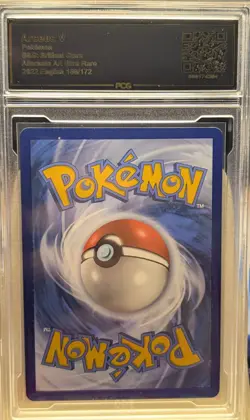 2022 POKEMON SWORD & SHIELD BRILLIANT STARS #166 FULL ART/ARCEUS V GEM MNT 10 - Image 2