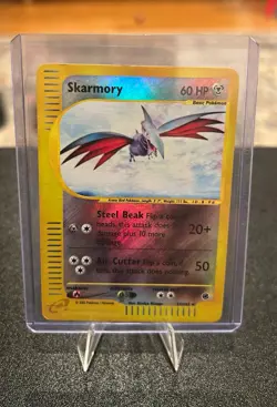 Pokemon TCG Skarmory Expedition Holo Rare Holo English 60 HP 2002 - Image 1