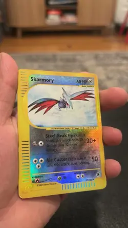 Pokemon TCG Skarmory Expedition Holo Rare Holo English 60 HP 2002 - Image 2