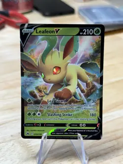 Leafeon V 013/159 Pokemon TCG SWSH: Crown Zenith NM - Image 1