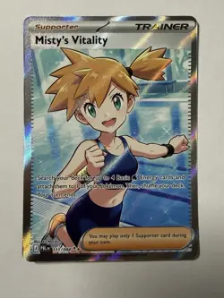 MISTY’s VITALITY - Ultra Rare! - PITCH BLACK 111/084 Pokemon TCG - Image 1