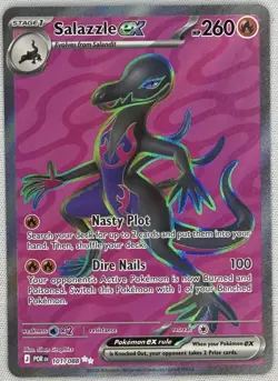 Pokemon Perfect Order Salazzle ex 101/088 Ultra Rare Holo NM - Image 1