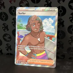 Surfer 235/191 Ultra Rare Surging Sparks Pokemon Near Mint - Image 1