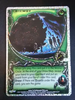 Yu Yu Hakusho TCG CCG Gateway U7 Unlimited Jagged Foil Card LP - Image 1