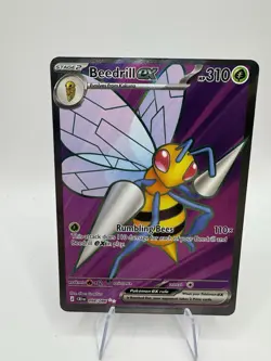 Pokemon TCG Beedrill EX 098/108 Ultra Rare Holo Evolutions EN 2016 - Image 1
